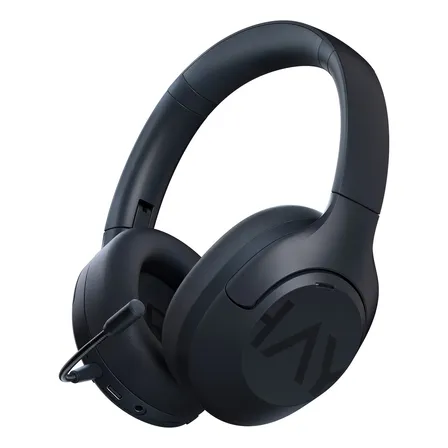 Haylou S30 Pro Anc Audífonos -43db Cancelación De Ruido Adaptativa Auriculares Diadema Gamer Inalámbricos Con Micrófono Bluetooth 5.4 Manos Libres De Controlador De 40mm 80h Reproducción Negro
