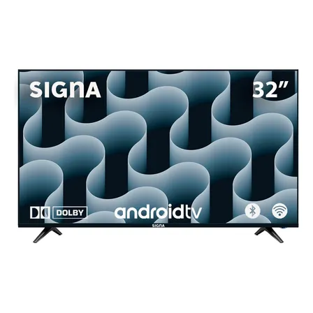 Smart Tv Pantalla 32 Pulgadas Signa Android Tv Led Hd Bluetooth Dolby Audio