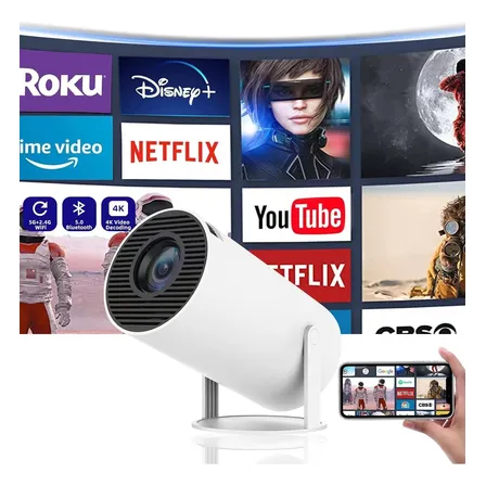 Proyector Profesional 4k Bluetooth Wifi Portátil Smart Tv