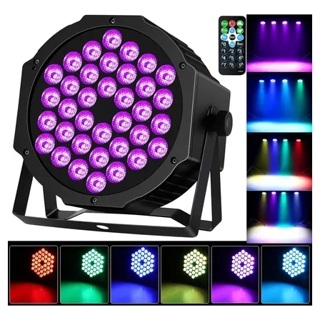 Cañon De Leds Rgb Audioritmico Dmx Multicolor Control Remoto