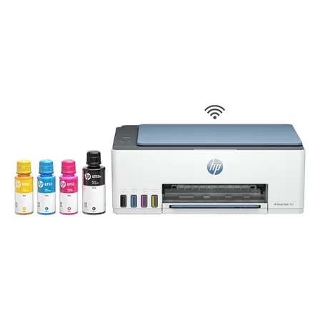 Impresora Multifuncional Hp Smart Tank 585, Tinta Continua, Color, Wi-fi, Smart App, Escaner, Copia (1f3y4a)