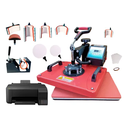 Combo 8 En 1 Para Sublimar A 9en1 Tlp+ Impresora Sublimación