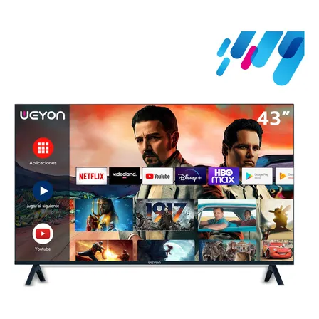 Smart Tv Pantalla Weyon 43 Pulgadas Full Hd Android Tv Hdmi/usb 60hz 43wdsnmx