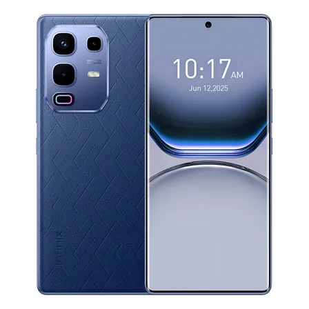Celular Infinix Note 50s 5g Ai Phone Pantalla 3d Curvada Ultra Delgada 256gb Rom 8gb Ram Azul Marino 6.78 144hz Amoled 5200mah Carga Rápida 45w