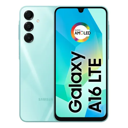 Teléfono Celular Samsung Galaxy A16, 256 Gb + 8 Gb De Ram, Cámara De Hasta 50 Mp, Pantalla 6.7, Nfc, Ip54, Batería Verde Claro De 5000 Mah