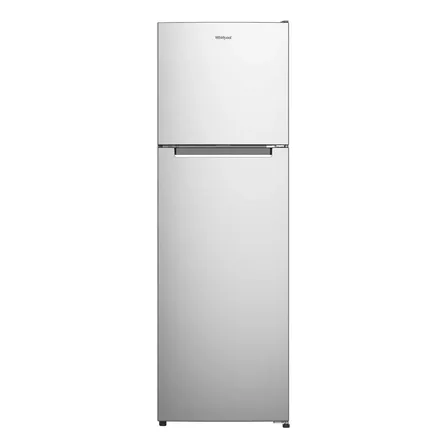 Refrigerador Con Freezer Whirlpool Top Mount Wt02409d Color Plateado Con Capacidad De 247l