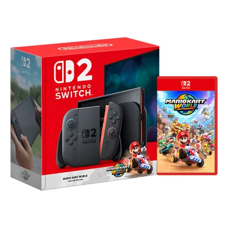 Consola Nintendo Switch 2 256gb Bundle Mario Kart World Juego Físico