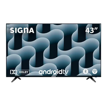 Smart Tv Pantalla 43 Pulgadas Signa Android Tv Led Hd Bluetooth Dolby Audio