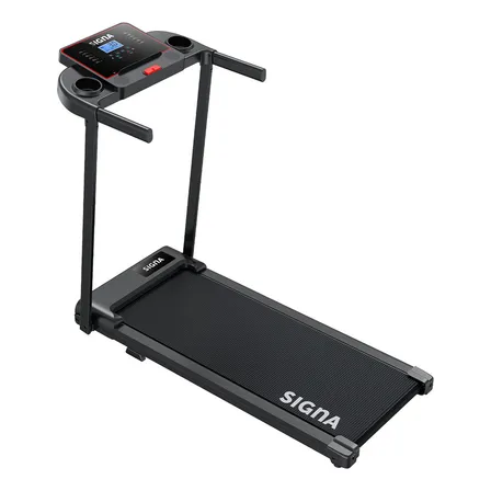 Caminadora Eléctrica Plegable Con 12 Programas 2hp 10km Lcd Color Negro