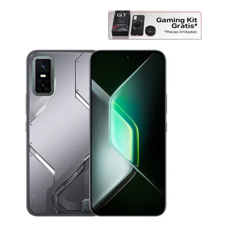 Infinix Gt 30 Pro 5g, Dual Sim, 256gb Gris Oscuro 12+12gb Ram Con Gaming Kit Gratis
