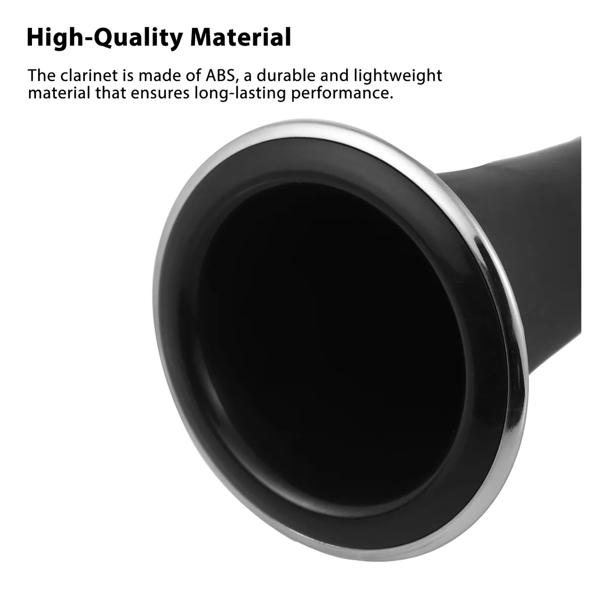 Clarinete Binocular Clarinet Abs Bb Con Limpieza De 10 Lengü