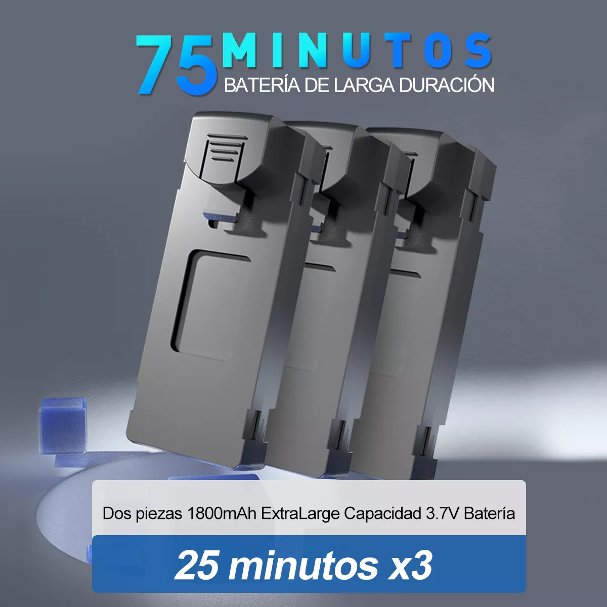 Fij Mini Drones Con Cámara 8k Hd F199 Sin Escobillas 3 Baterías