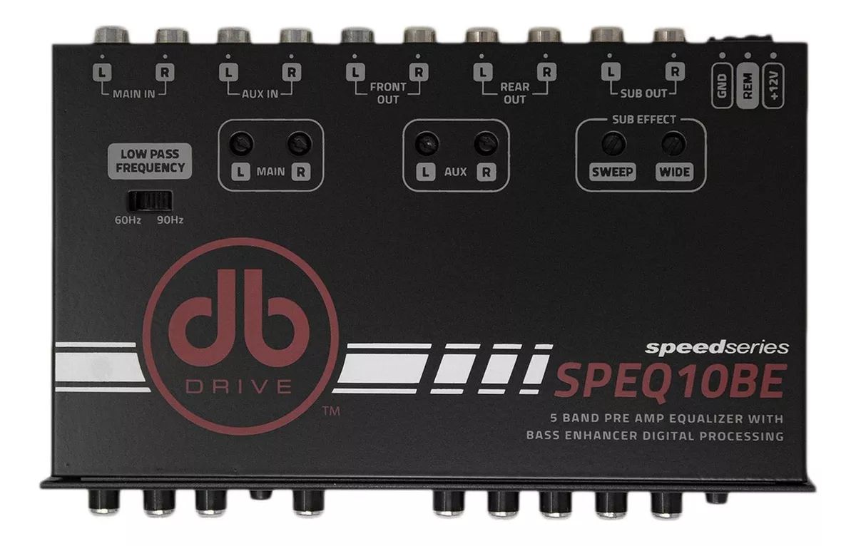 Ecualizador Con Epicentro Digital Db Drive Speq10be 5 Bandas