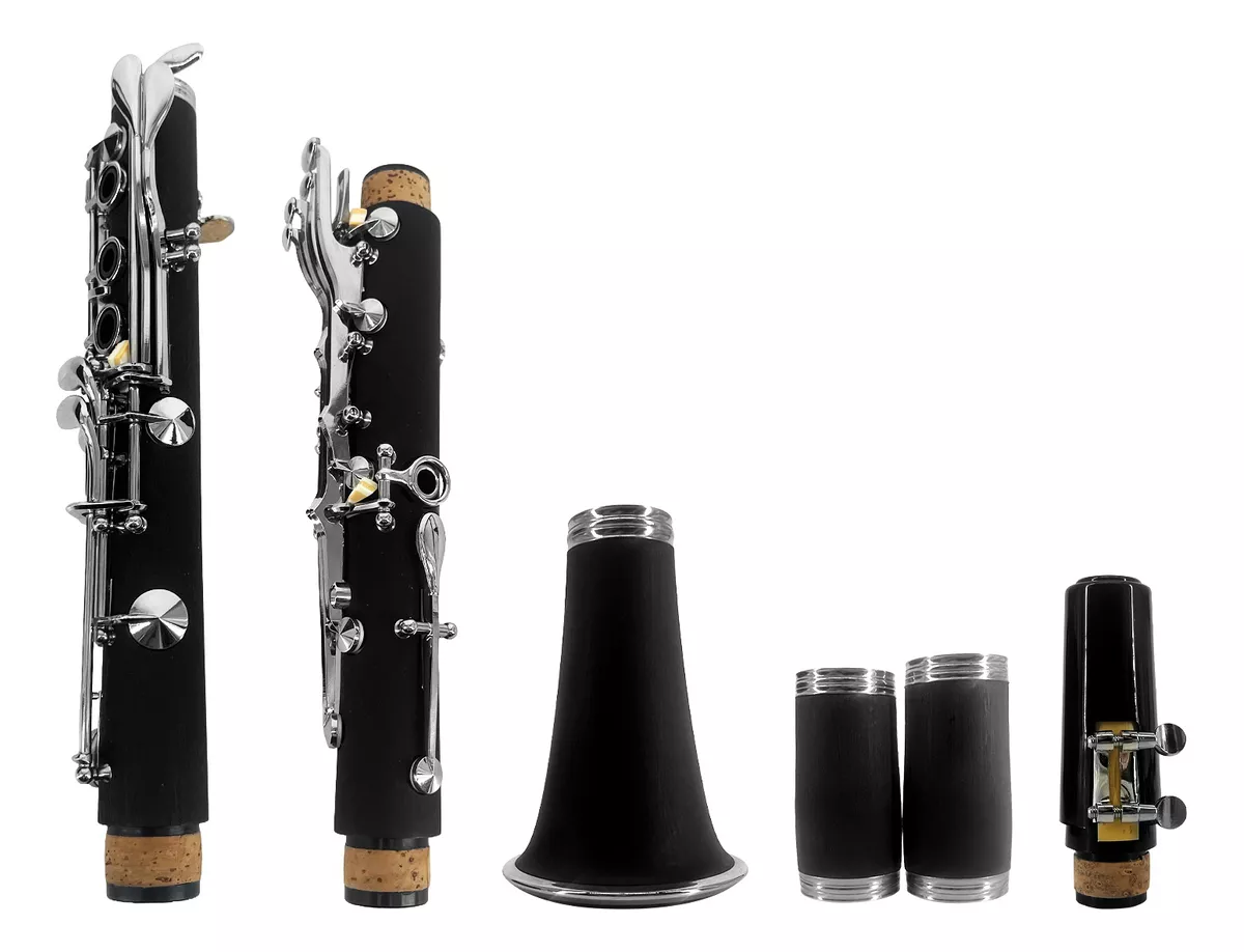 Clarinete Binocular Clarinet Abs Bb Con Limpieza De 10 Lengü