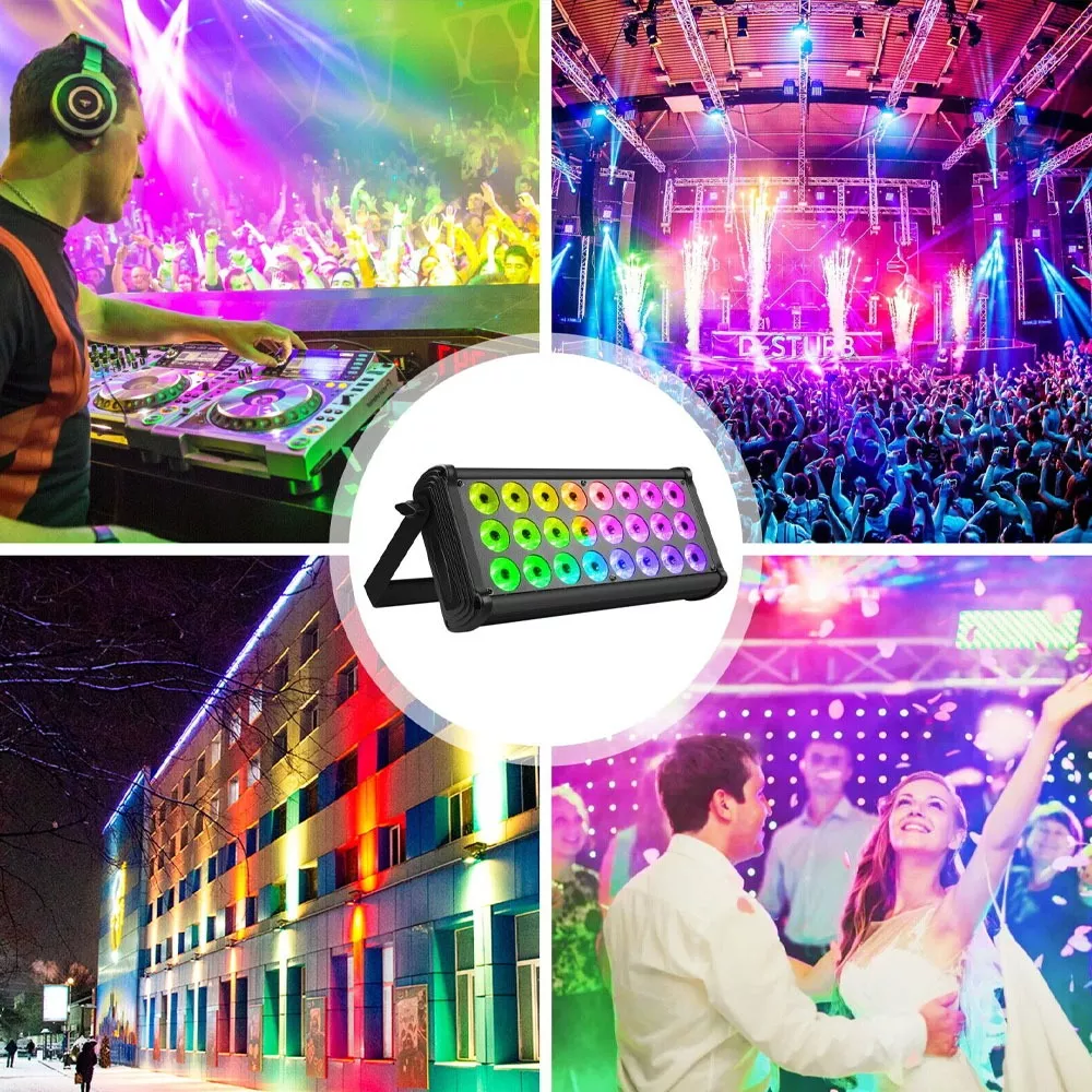 Luz De Escenario 24 Led Rgbw