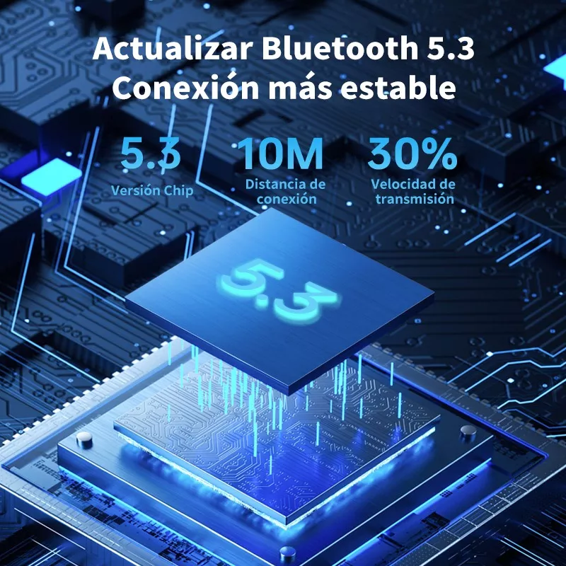 Mvpsmart M25 Audífonos Gamer Inalámbricos Bluetooth Led