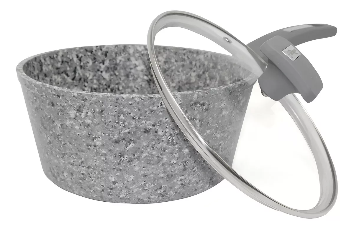 Westinghouse Olla Antiadherente De Mármol Gris Granito 20cm