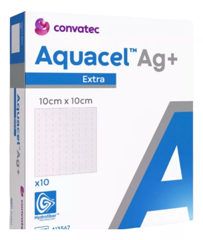 Aquacel Ag+ 10x10cm (3 Piezas)