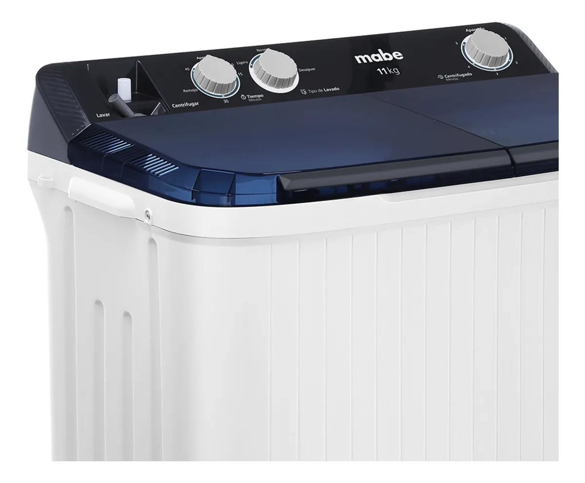 Lavadora Semi-automática 11 Kg Blanca Mabe - Lmdx1123hbab0