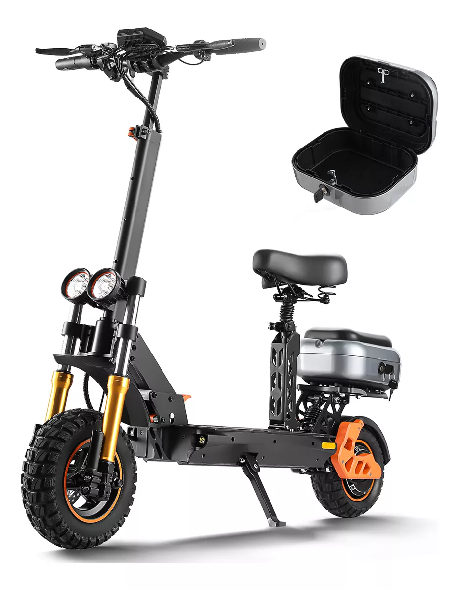 Scooter Eléctrico H3 Honey Whale C/asiento 1000w 55km/h