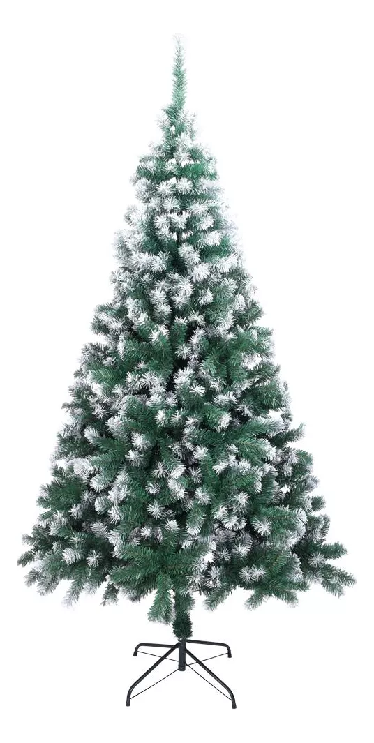 Artificial Árboles De Navidad Nieve 870 Ramas 2.1m Hogar