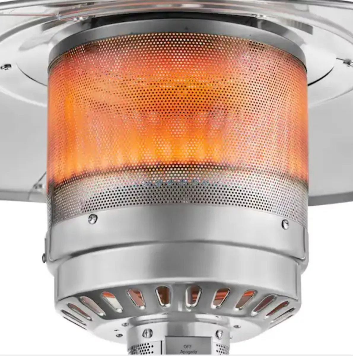 Calenton Patio Acero-inoxidable 48kbtu,con Protección Volteo