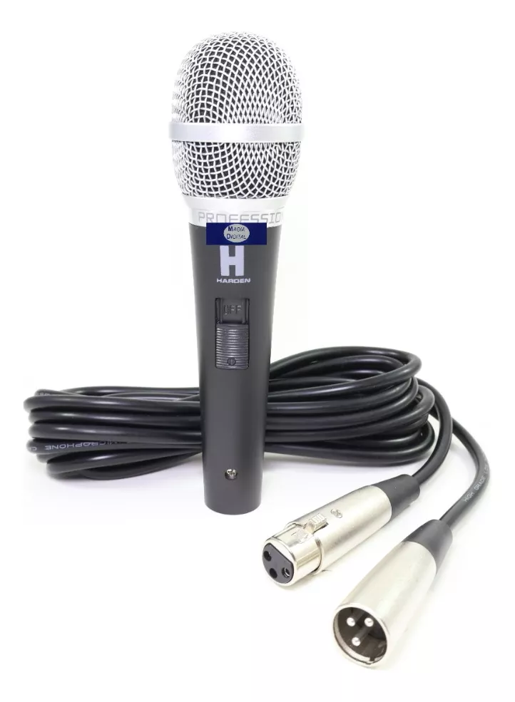 Micrófono Profesional Alámbrico Kapton Kmi-50 Dinamico Metal