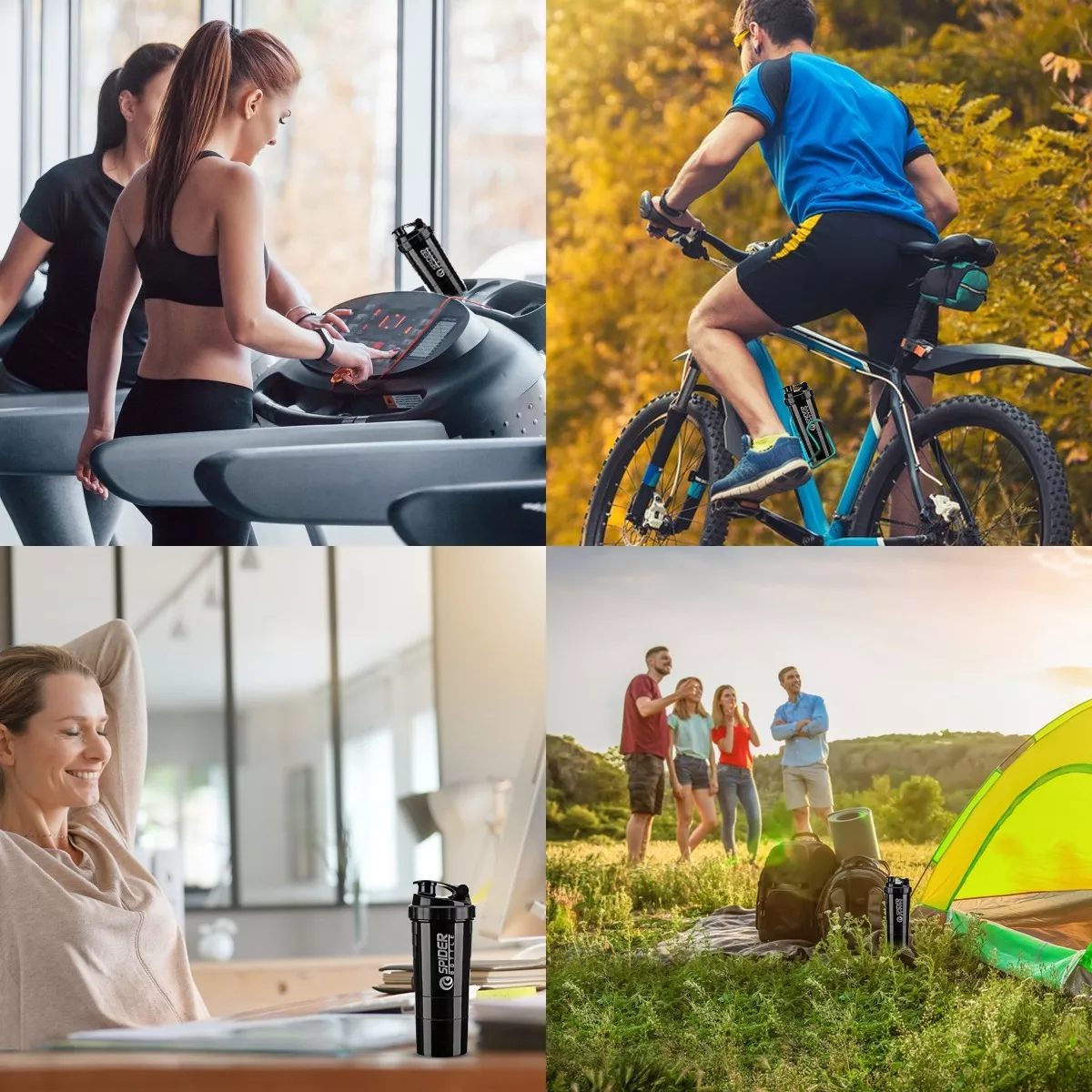 Vaso mezclador multifuncional para deportes fitness 500 ml