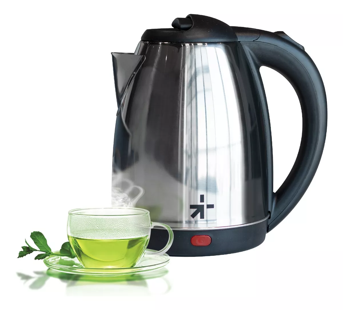 Cafetera Tetera Eléctrica Jarra Metálica Hervido Agua 1.8l