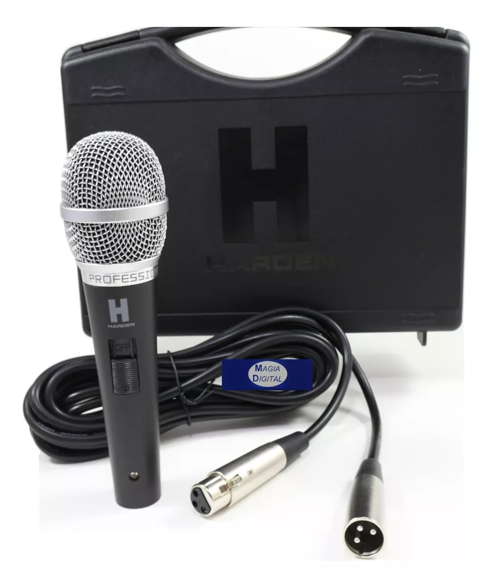 Micrófono Profesional Alámbrico Kapton Kmi-50 Dinamico Metal