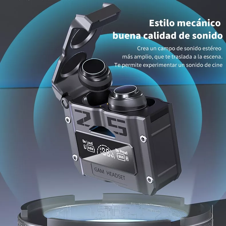 Mvpsmart M25 Audífonos Gamer Inalámbricos Bluetooth Led