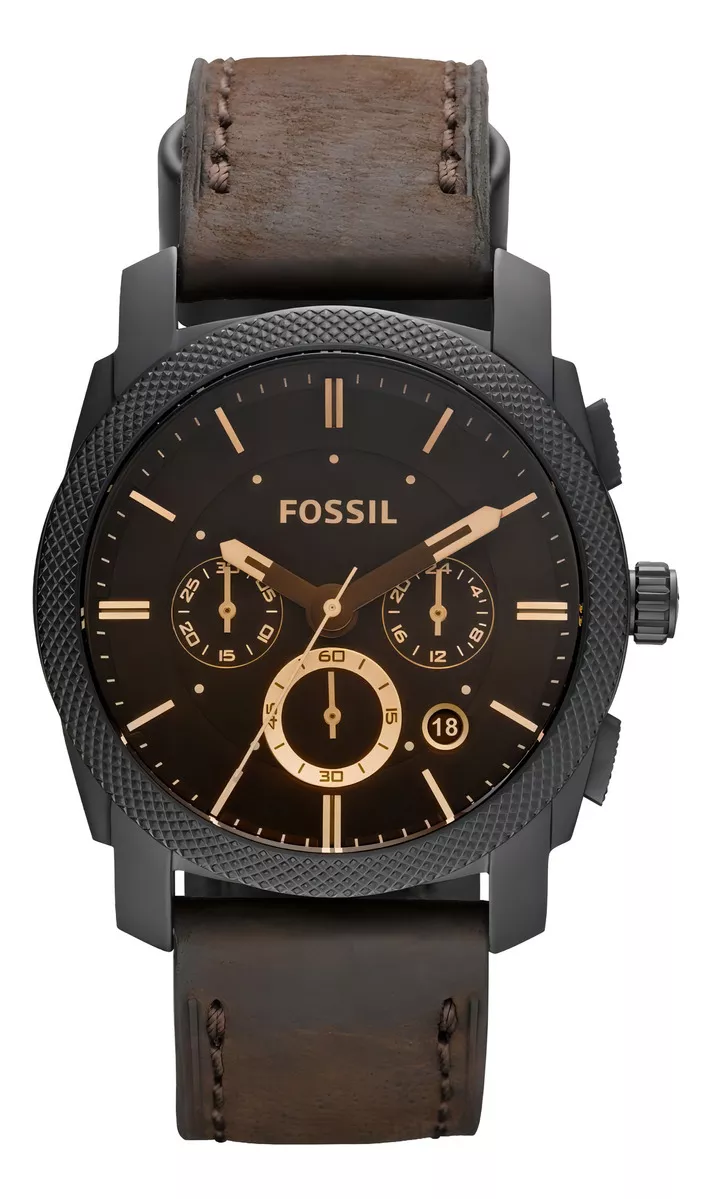 Reloj Hombre Fossil Machine Chrono Piel