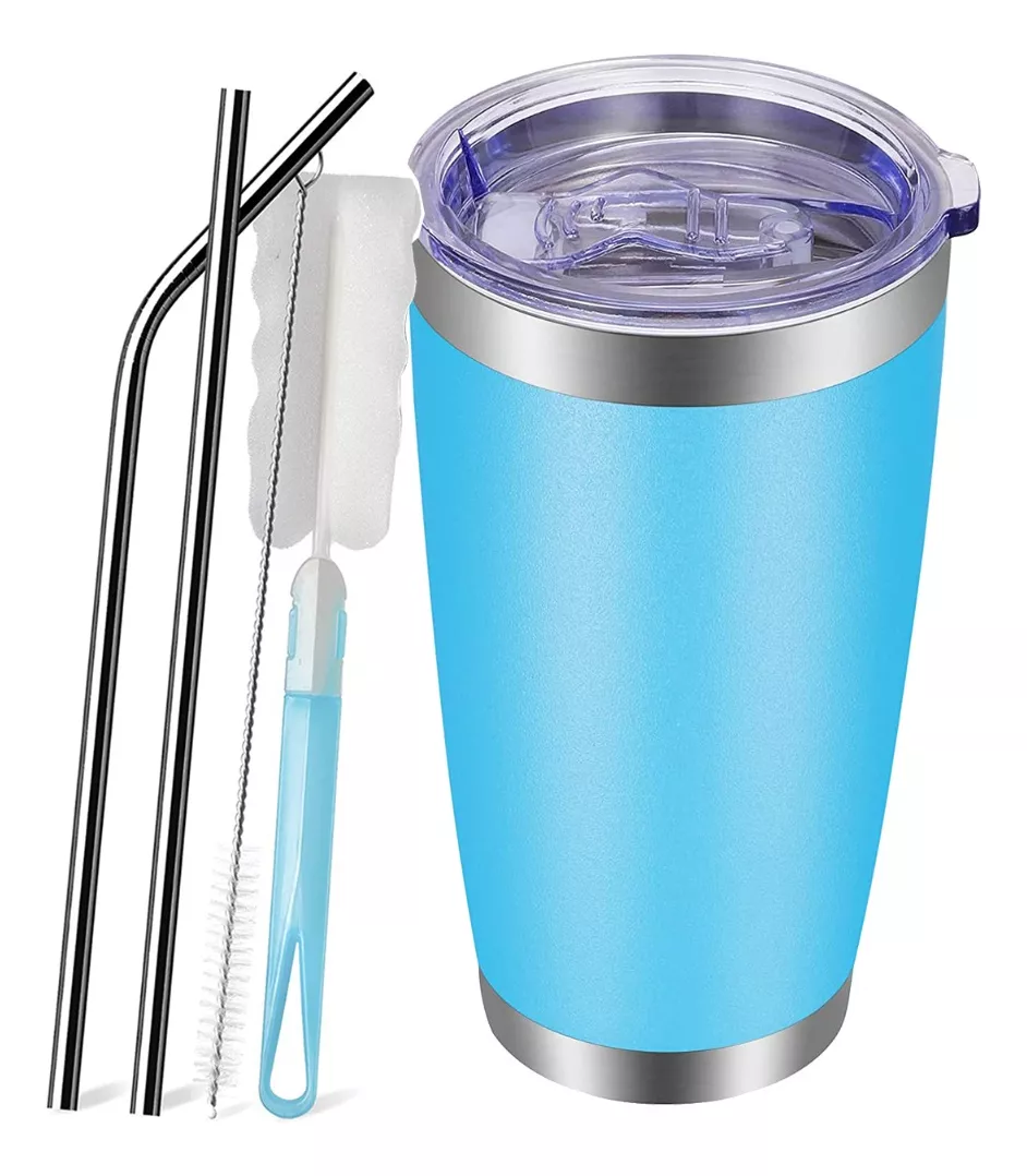 Termo Portátil De Acero Inoxidable Frío Y Caliente 20 Oz