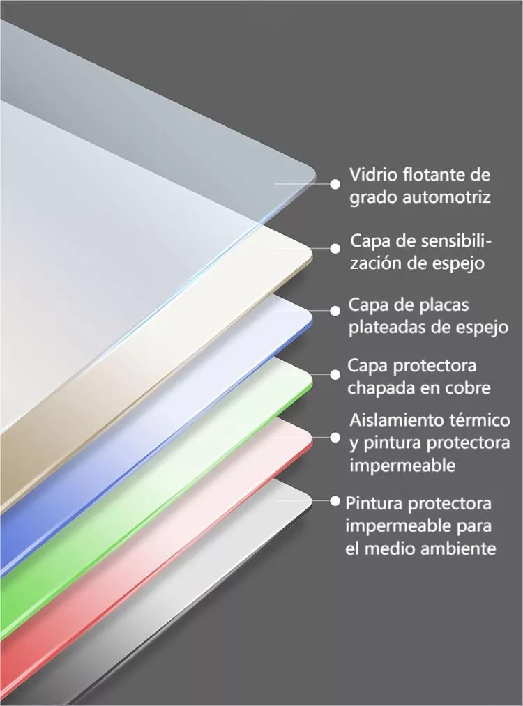 Espejo Inteligente Baño 3modo Touch Moderna 40*60cm Antivaho