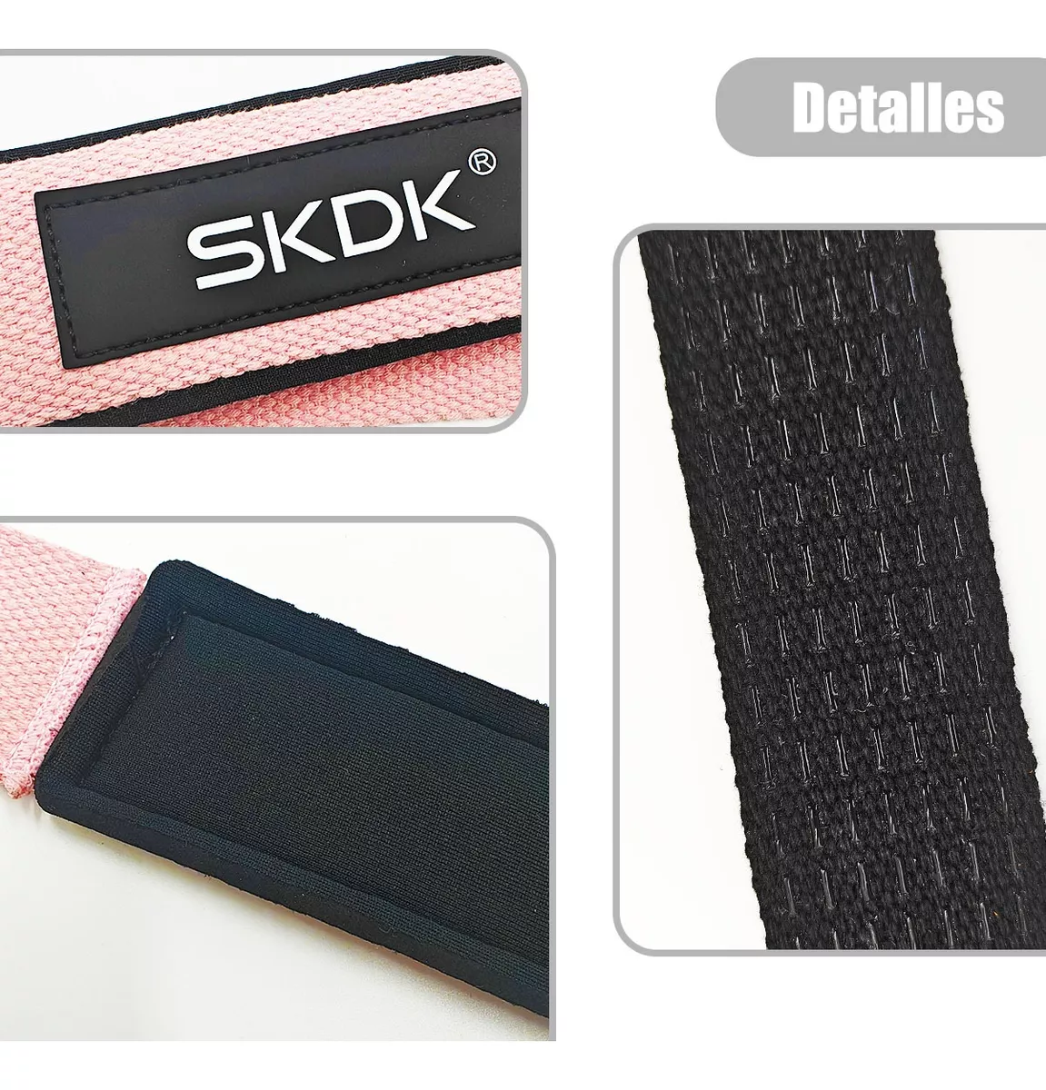 2 Pares Straps Muñequera Gym Crossfit Pesas Lifting Fitness