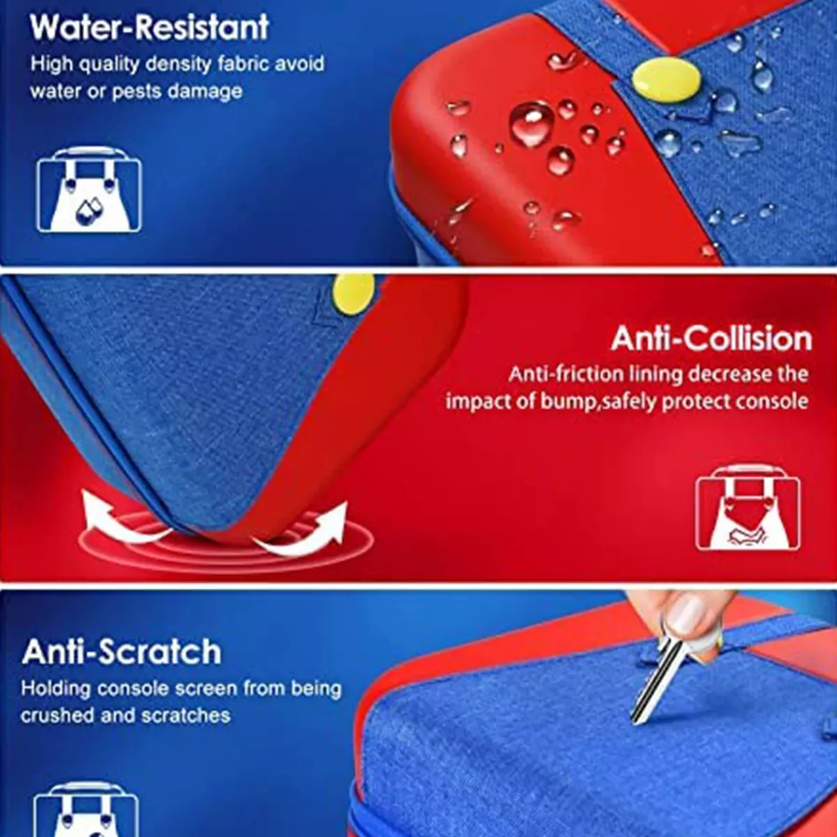 Kit De 30 Accesorios Funda Para Nintendo Switch Oled Estuche