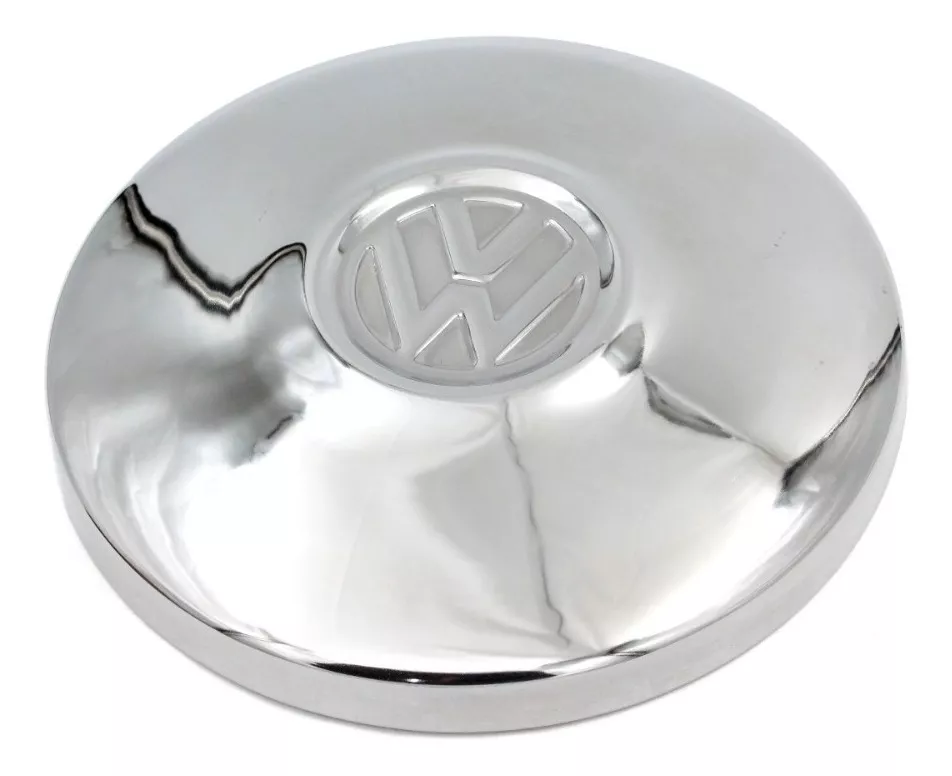 Par Tapones Copas Polveras Planos Vw Vocho Sedan Cromado