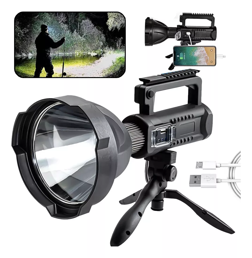 Lámpara 30, 000 Lumens Cacería Godzilla Light Super Ak47 Usb