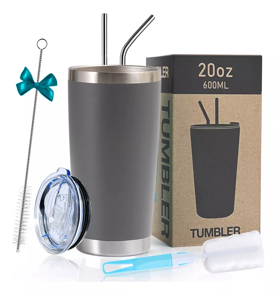 Termo Portátil De Acero Inoxidable Frío Y Caliente 20 Oz