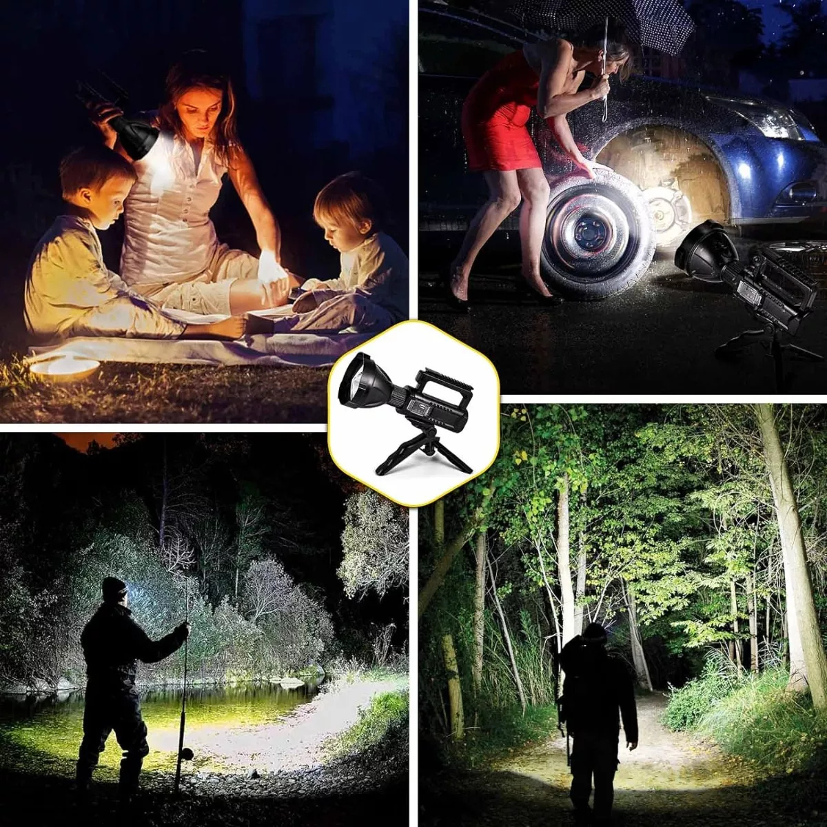 Lámpara 30, 000 Lumens Cacería Godzilla Light Super Ak47 Usb