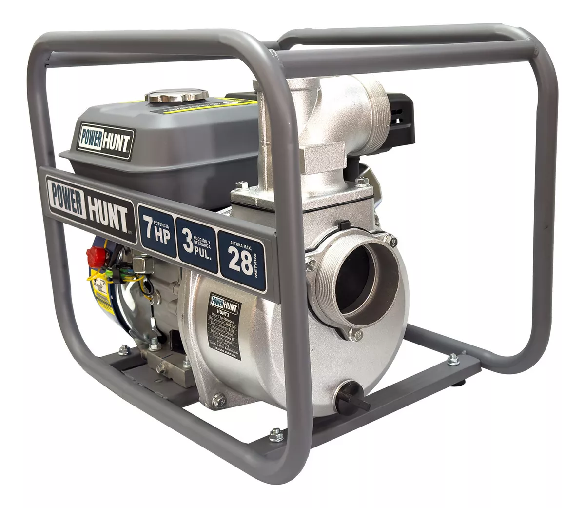 Motobomba Bomba De Agua A Gasolina Power Hunt Hunt3 3x3 7hp Riego