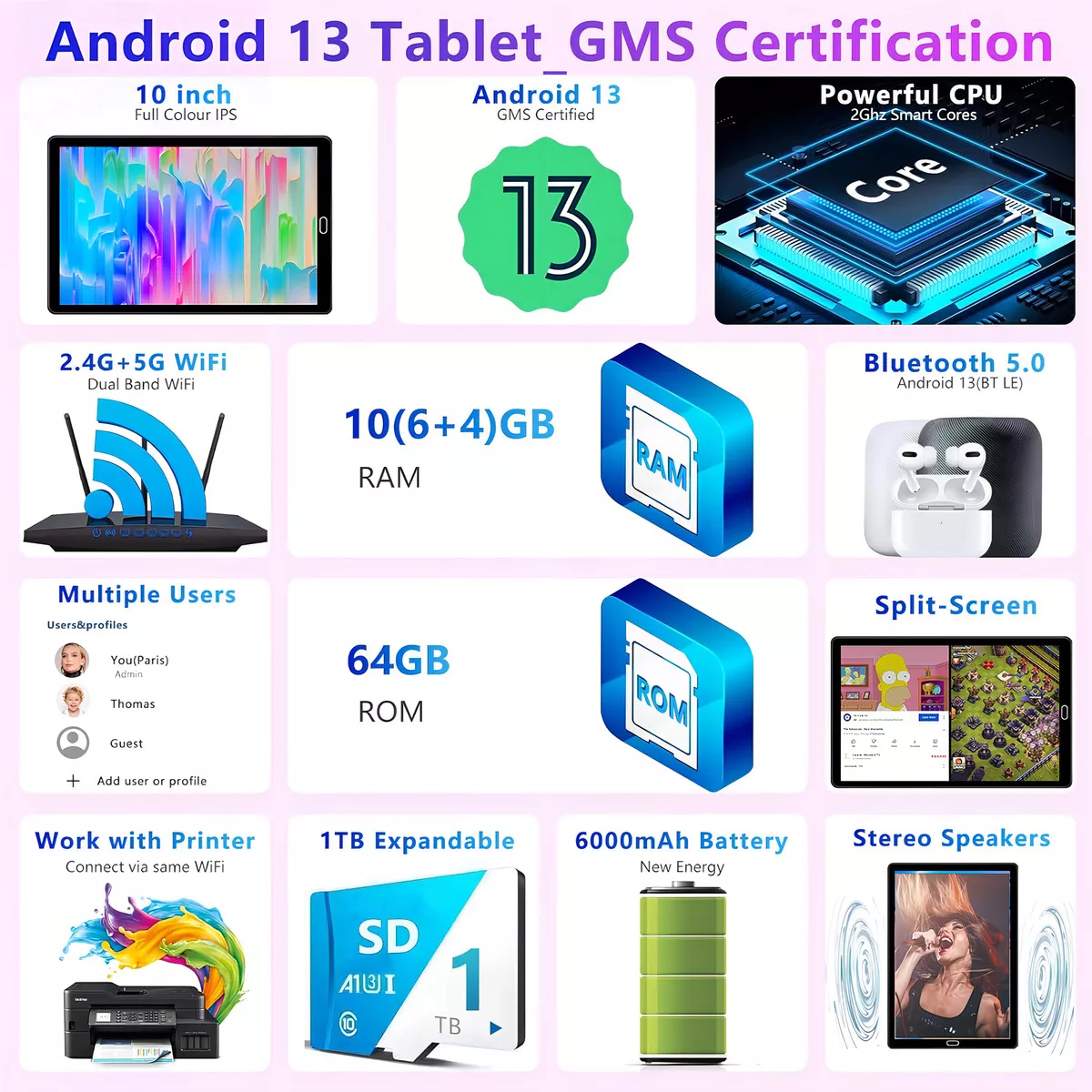 Tablet Goodtel Android 13 G2 10.1