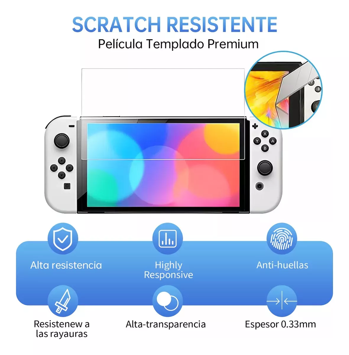 Kit De 30 Accesorios Funda Para Nintendo Switch Oled Estuche