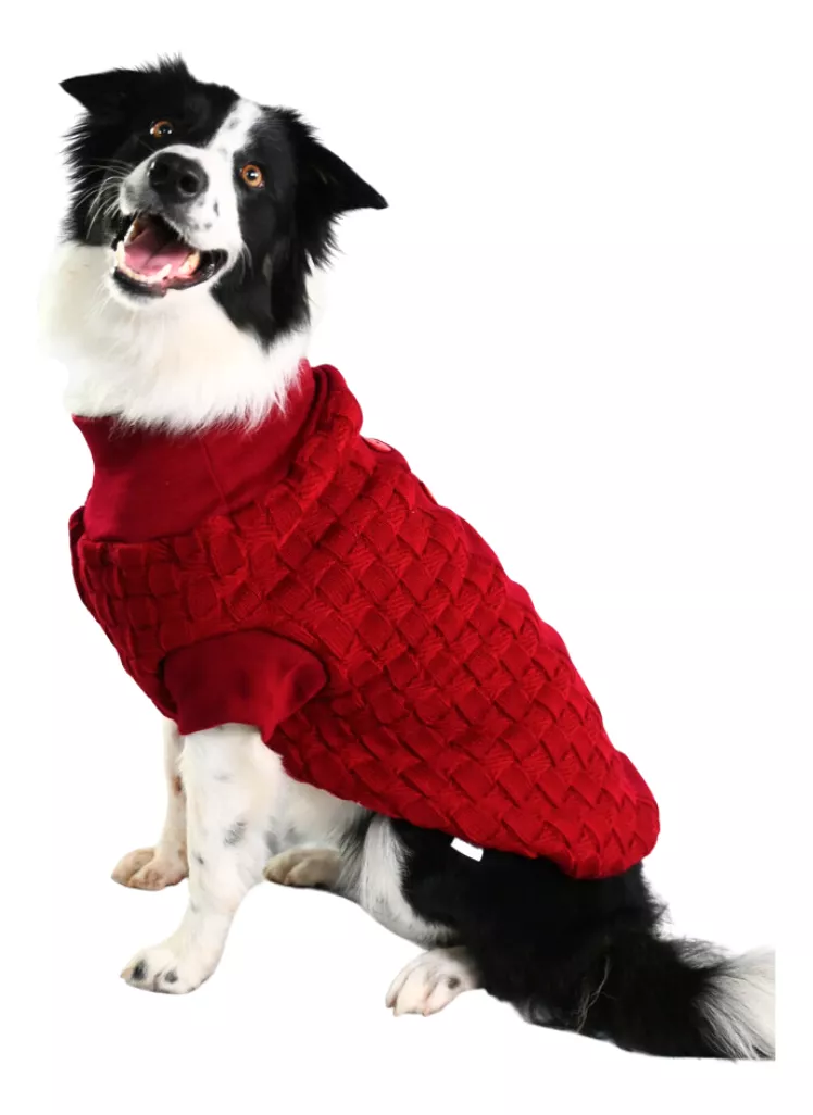 Ropa Suéter Tejido Sudadera Perro G/xg Doble Forro *zooeters