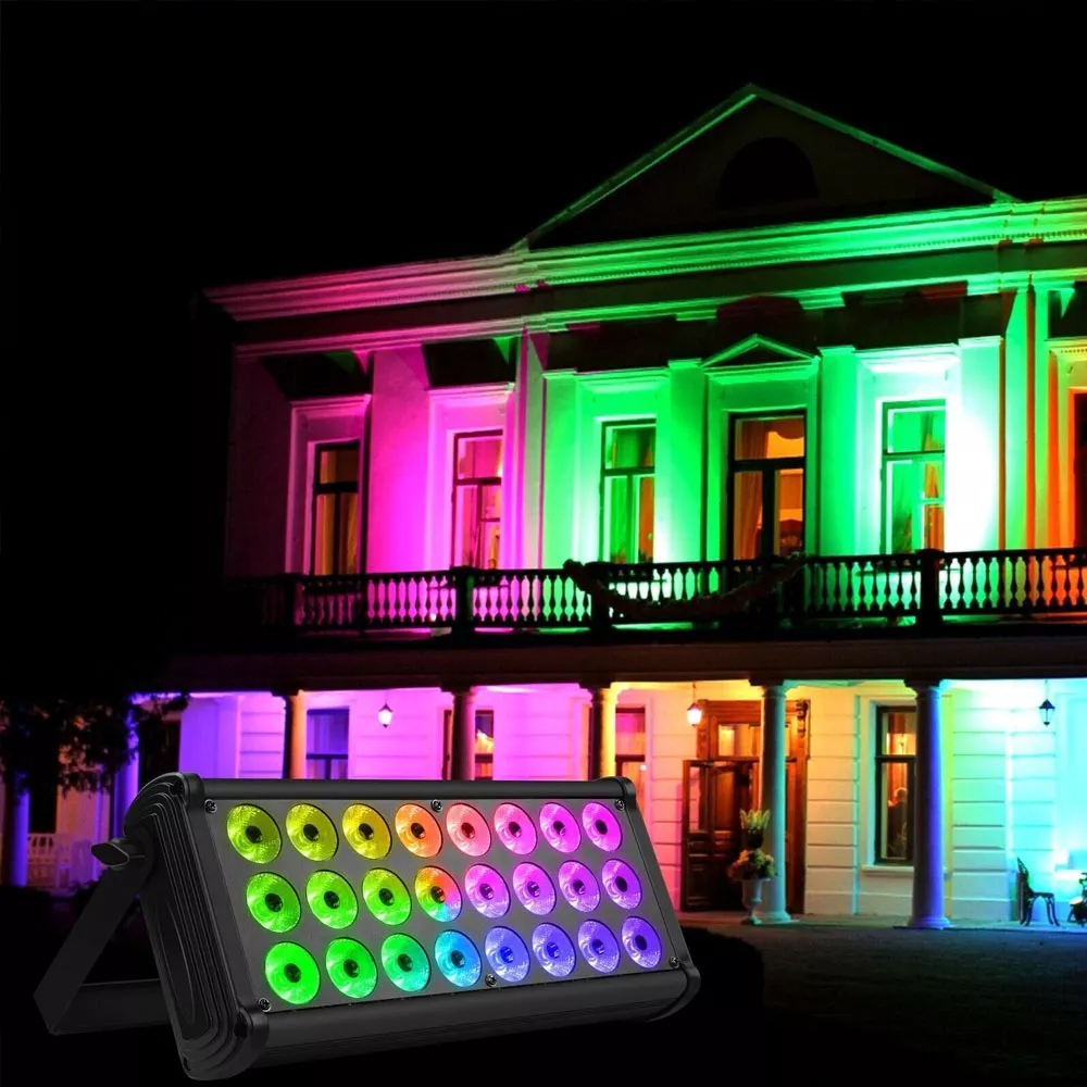 Luz De Escenario 24 Led Rgbw