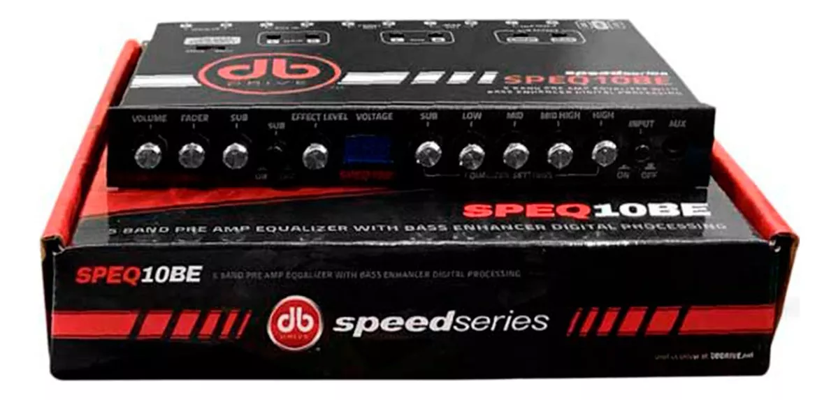 Ecualizador Con Epicentro Digital Db Drive Speq10be 5 Bandas