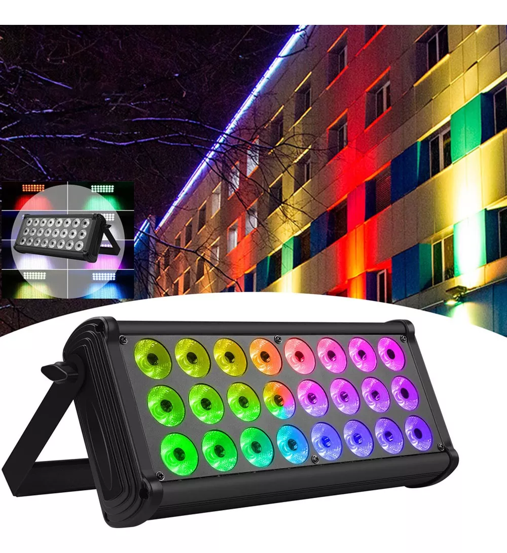 Luz De Escenario 24 Led Rgbw