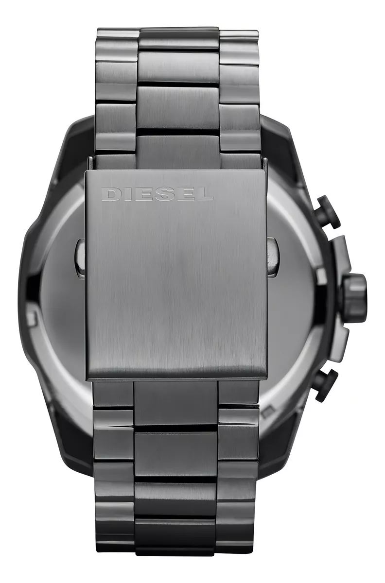 Reloj Hombre Diesel Mega Chief Acero Color de la correa Gris