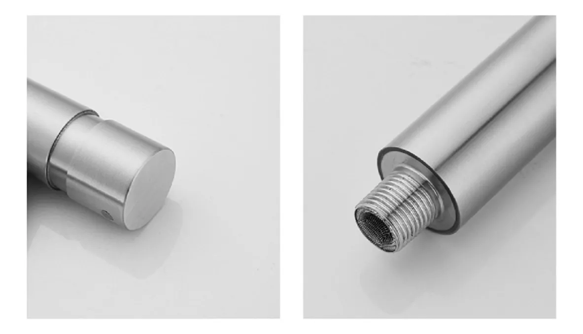 Llave Individual Para Lavabo De Presión A La Pared Silver