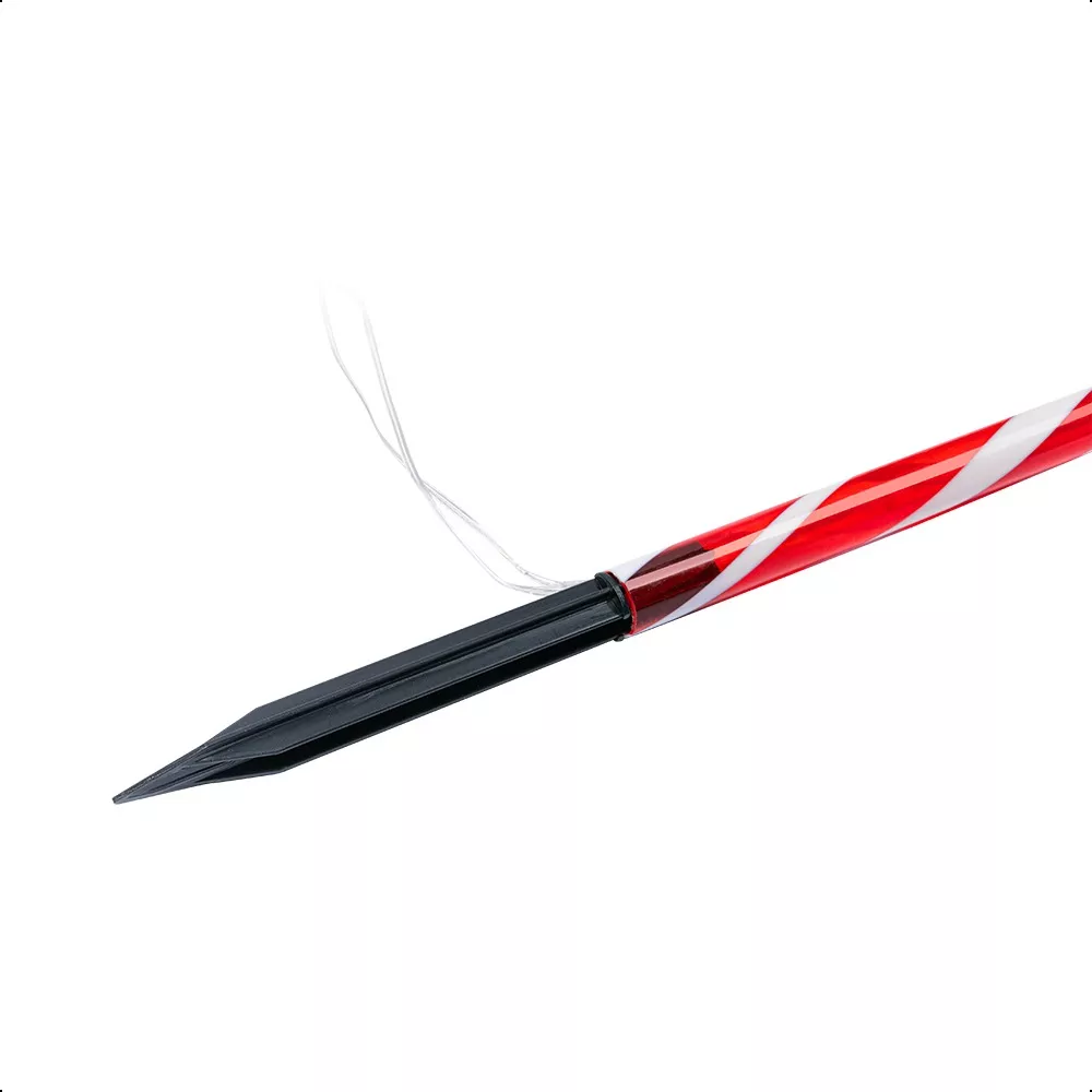 Bastones Solares Led Ilumina Tu Navidad De Forma Mágica Luces Rojo